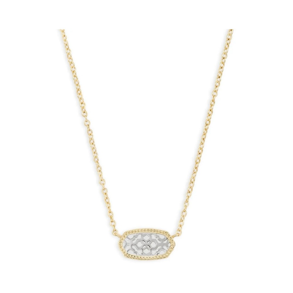 Kendra Scott Classic Elisa Pendant Necklace in Gold and Silver